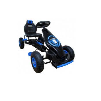 Kart cu pedale R-Sport Gokart cu roti gonflabile G8 albastru de firma original