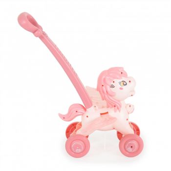 Masina electrica de facut baloane cu maner Moni Pony Pink Wings