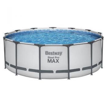 Piscina rotunda Steel Pro Max Bestway 396 x 122 cm de firma originala