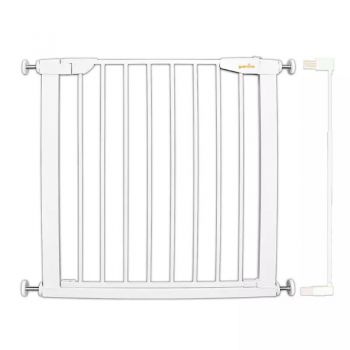 Poarta de siguranta pentru copii extensibila 75-81 cm White