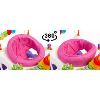Premergator Toyz Stepp cu scaun rotativ 360 roz ieftin