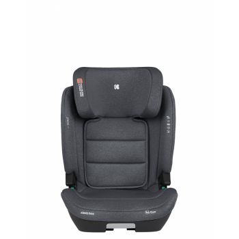 Scaun auto cu isofix KikkaBoo 100-150 cm i-Scout i-SIZE Dark Grey ieftin