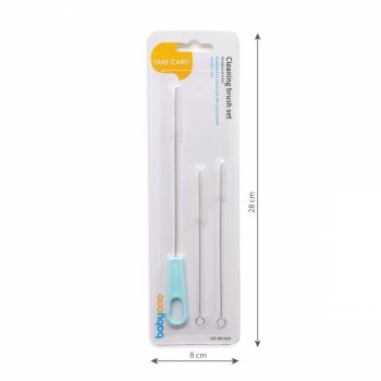 Set 3 perii curatare paie Babyono