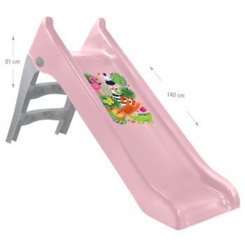 Tobogan pentru copii Mochtoys Roz Pastel 140 cm