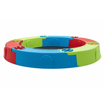 Cutie de nisip pentru copii diametru de 170 cm Multicolor Castle