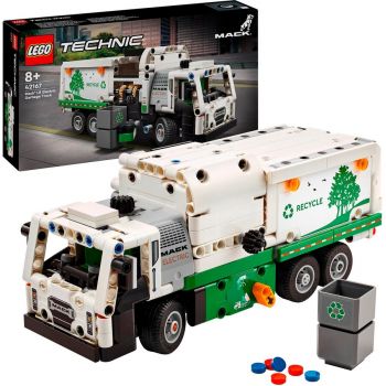 Jucarie 42167 Technic Mack LR Electric Garbage Truck, construction toy