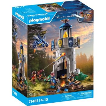 Jucarie 71483 Novelmore Knight's Tower with Blacksmith and Dragon, construction toy