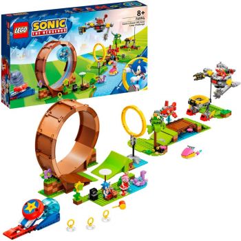 Jucarie 76994 Sonic the Hedgehog Sonic's Green Hill Zone Looping Challenge Construction Toy ieftina