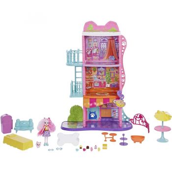 Jucarie Enchantimals Townhouse & Cafe Playset, Doll