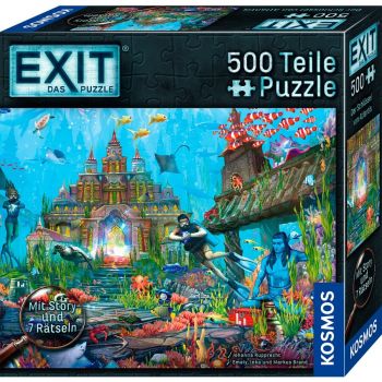Jucarie EXIT - The Puzzle: The Key of Atlantis (500 pieces)