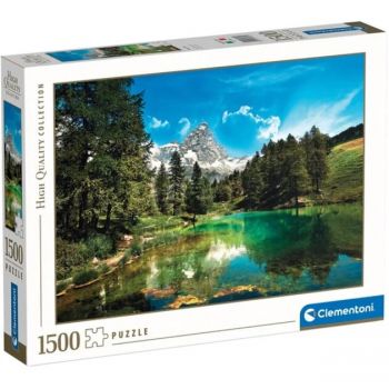 Jucarie High Quality Collection Landscape - The Blue Lake, Puzzle (1500 Pieces)