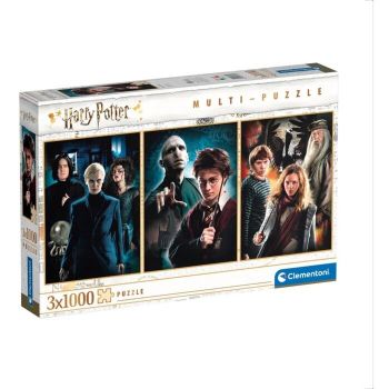 Jucarie Multi-Puzzle - Wizarding World Harry Potter (3x 1000 pieces)