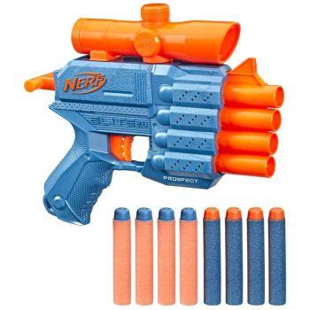 Jucarie Nerf Elite 2.0 Prospect QS-4, Nerf Gun (blue-grey/orange)