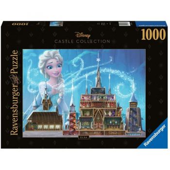 Jucarie Puzzle Disney Castle: Elsa (1000 pieces)