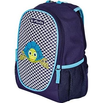 Jucarie Rookie Cute Animals Turtle, backpack (purple/neon blue)