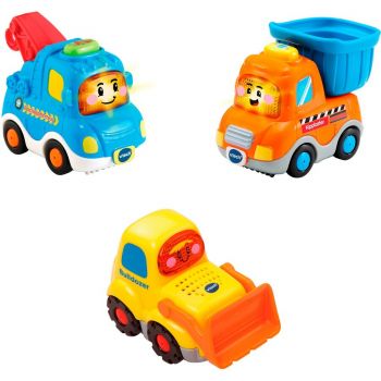 Jucarie Tut Tut Baby Speedster - Set of 3 construction site vehicles, toy vehicle ieftina