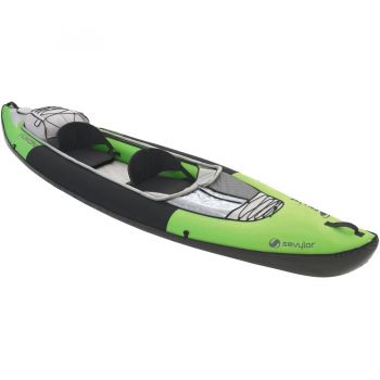 Jucarie Yukon kayak, inflatable boat (light green/black, 382 x 98cm)