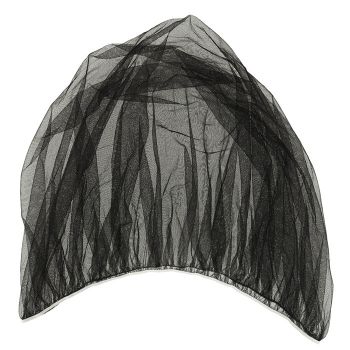Plasa anti-tantari pentru carucior copii, Ikonka, elastica din poliester flexibil, dimensiune universala 140 cm, Black