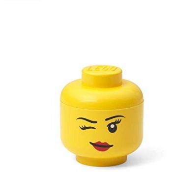 Room Copenhagen LEGO Storage Head Whinky, mini, storage box (yellow)