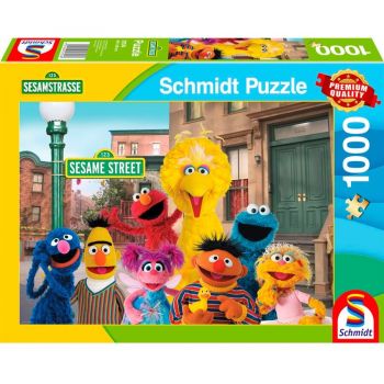 Schmidt Spiele Sesame Street: A Good Old Friends Reunion Puzzle (1000 pieces)