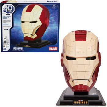 Spin Master 4D Build - Marvel Iron Man Helmet, Model Building