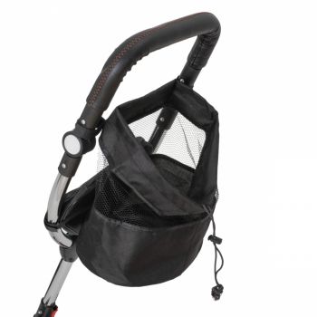 Tricicleta pentru copii cu scaun rotativ 360 si control parental Trike Fix V3 Black ieftina