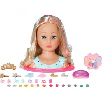 ZAPF Creation BABY born Sister Styling Head Princess, make-up and hairdressing head