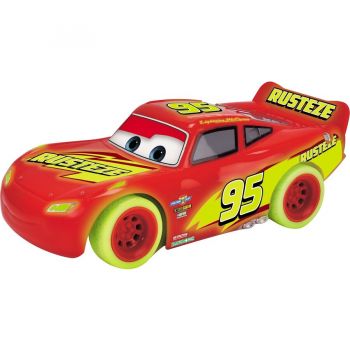 Jada Toys RC Cars Glow Racers - Lightning McQueen (14 cm, 27 MHz)
