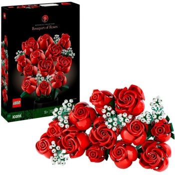 Jucarie 10328 Icons Bouquet of Roses, construction toy