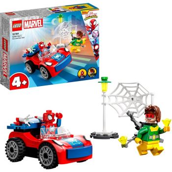 Jucarie 10789 Marvel Spidey and His Super Friends Spider-Man's Car and Doc Ock Construction Toy
