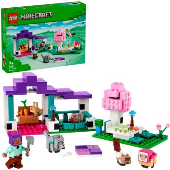 Jucarie 21253 Minecraft The Animal Shelter, construction toy