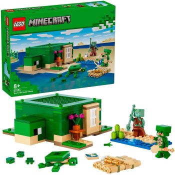 Jucarie 21254 Minecraft The Turtle Beach House, construction toy