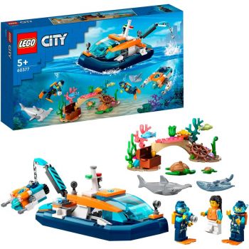 Jucarie 60377 City Ocean Explorer Boat Construction Toy