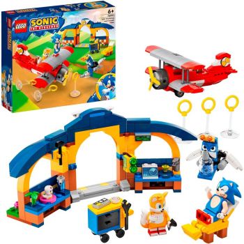 Jucarie 76991 Sonic the Hedgehog Sonic Tails' Tornado Flyer with Workshop Construction Toy