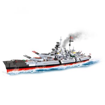 Jucarie Battleship Bismarck Construction Toy (1:300 Scale)