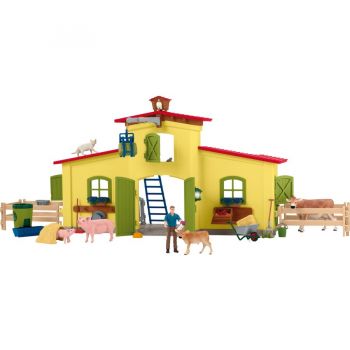 Jucarie Farm World Large stable, toy figure