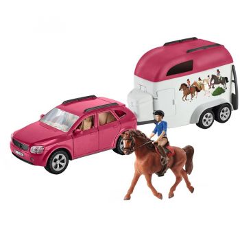 Jucarie Horse Club SUV with trailer, toy vehicle