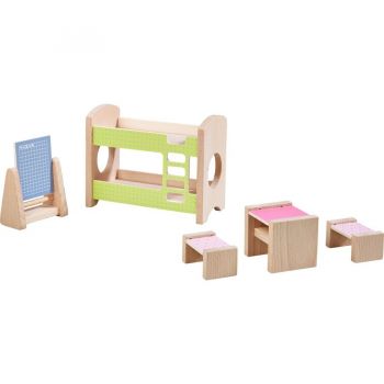 Jucarie Little Friends - Doll's house furniture Children's room for siblings, doll's furniture