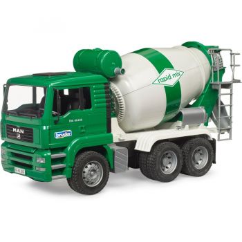 Jucarie MAN TGA cement truck rapid mix, model vehicle