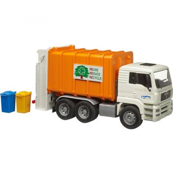 Jucarie MAN TGA garbage truck rear loader, model vehicle