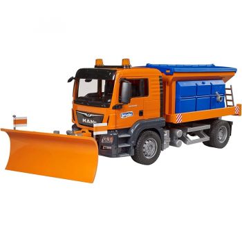 Jucarie MAN TGS winter service with clearing blade, model vehicle
