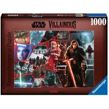 Jucarie Puzzle Star Wars Villainous: Kylo Ren (1000 pieces)