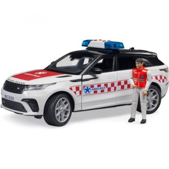 Jucarie Range Rover Velar emergency medical vehicle with driver, model vehicle (including light + sound module)