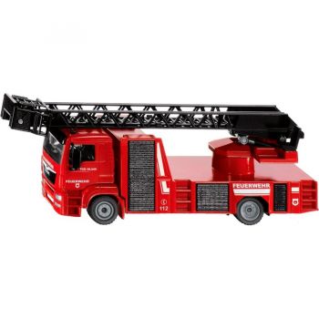 Jucarie SUPER MAN fire brigade turntable ladder, model vehicle (red)