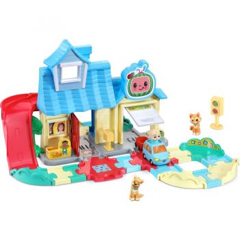 Jucarie Tut Tut Baby Speedster - CoComelon JJ's Playhouse Track Set, Play Building ieftina
