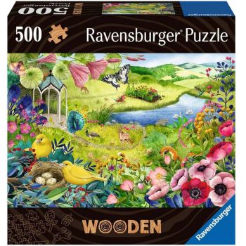 Jucarie Wooden Puzzle Wild Garden (505 pieces)