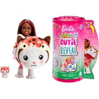 Mattel Cutie Reveal Chelsea Costume Cuties Series - Kitty Red Panda, doll