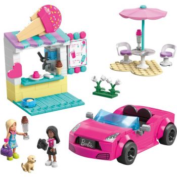 Mattel MEGA Barbie Convertible & Ice Cream Stand Construction Toy