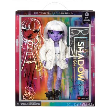 MGA Entertainment Shadow High S23 Purple Fasion Doll - Dia Mante, Doll ieftina