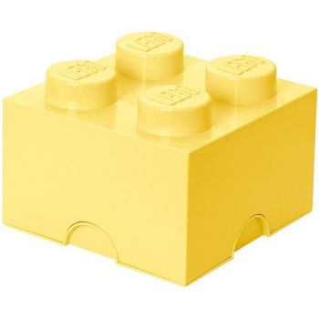 Room Copenhagen LEGO Storage Brick 4 pastel yellow - RC40031741